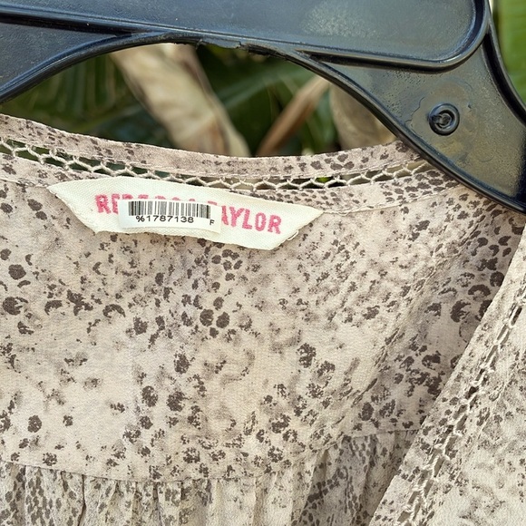 Rebecca Taylor leopard print silk Ruffled Sleeveless Dress - Picture 5 of 7